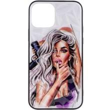 TPU+PC чехол Prisma Ladies для Apple iPhone 13 (6.1") – Фиолетовый