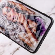 TPU+PC чехол Prisma Ladies для Apple iPhone 13 (6.1") – Фиолетовый