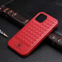 Шкіряний чохол Polo Santa Barbara для Apple iPhone 13 (6.1") – Червоний