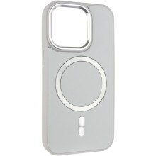 Шкіряний чохол SnapCase with MagSafe для Apple iPhone 13 / 14 (6.1") – Сірий