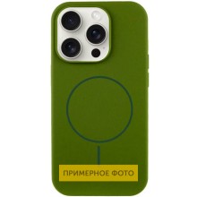 Чохол Silicone Case Full Protective (AA) NO LOGO with MagSafe для Apple iPhone 13 (6.1") – Зелений