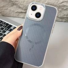 Чехол TPU+PC Carbon Mirage with MagSafe для Apple iPhone 13 / 14 (6.1") – Серый