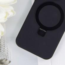 Чехол Silicone Case Full Protective NO LOGO with Ring для Apple iPhone 13 / 14 (6.1") – Черный