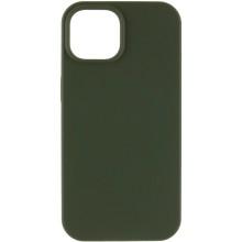 Чехол Silicone Case Full Protective (AA) NO LOGO with MagSafe для Apple iPhone 13 (6.1") – Зеленый