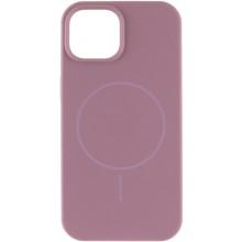 Чехол Silicone Case Full Protective (AA) NO LOGO with MagSafe для Apple iPhone 13 (6.1") – Лиловый