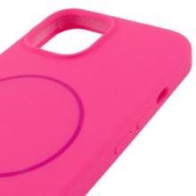 Чехол Silicone Case Full Protective (AA) NO LOGO with MagSafe для Apple iPhone 13 (6.1") – Розовый