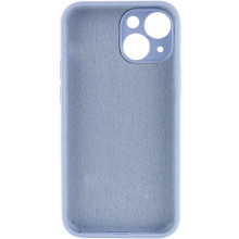 Чехол Silicone Case Full Camera Protective (AA) NO LOGO для Apple iPhone 13 (6.1") – Голубой