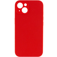 Чехол Silicone Case Full Camera Protective (AA) NO LOGO для Apple iPhone 13 (6.1") – Красный