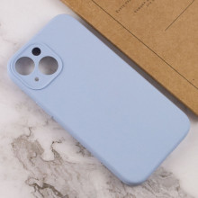Чехол Silicone Case Full Camera Protective (AA) NO LOGO для Apple iPhone 13 (6.1") – Голубой
