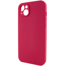Чехол Silicone Case Full Camera Protective (AA) NO LOGO для Apple iPhone 13 (6.1") – Красный