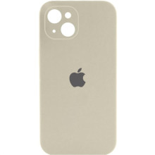 Чехол Silicone Case Full Camera Protective (AA) для Apple iPhone 13 (6.1") – Бежевый