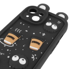 Чехол TPU Toys Case with Ears для Apple iPhone 13 (6.1") – Черный