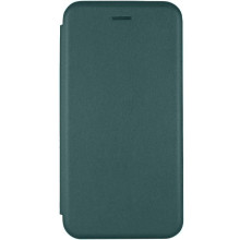 Кожаный чехол-книжка Classy для Apple iPhone 13 (6.1") – Зеленый