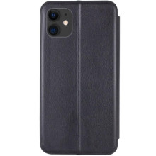 Кожаный чехол-книжка Classy для Apple iPhone 13 (6.1") – Черный