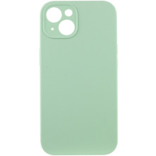 Чехол Silicone Case Full Camera Protective (AA) NO LOGO для Apple iPhone 13 (6.1") – Зеленый