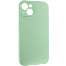 Чехол Silicone Case Full Camera Protective (AA) NO LOGO для Apple iPhone 13 (6.1") – Зеленый
