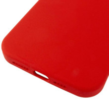 Чохол Silicone Case (AA) Logo with MagSafe для Apple iPhone 13 (6.1") – Червоний