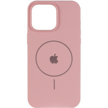 Чохол Silicone Case Full Protective (AA) V2 with MagSafe для Apple iPhone 13 (6.1") – Рожевий