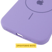 Чохол Silicone Case Full Protective (AA) V2 with MagSafe для Apple iPhone 13 (6.1") – Бузковий