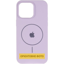 Чохол Silicone Case Full Protective (AA) V2 with MagSafe для Apple iPhone 13 (6.1") – Бузковий