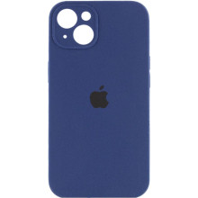 Чехол Silicone Case Full Camera Protective (AA) для Apple iPhone 13 (6.1") (Синий)