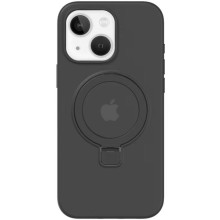Чохол Silicone Case Full Protective with Ring для Apple iPhone 13 / 14 (6.1") – Чорний