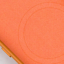 Кожаный чехол Leather Case (AAA) with MagSafe and Animation для Apple iPhone 13 (6.1") – Горчичный