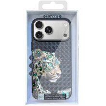 Чехол TPU+PC Crystal Hunt with MagSafe для Apple iPhone 13 / 14 (6.1") – Черный