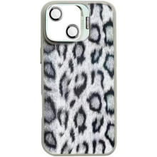 Чехол TPU+PC Wild Leopard with MagSafe and Lens для Apple iPhone 13 / 14 (6.1") – Серый