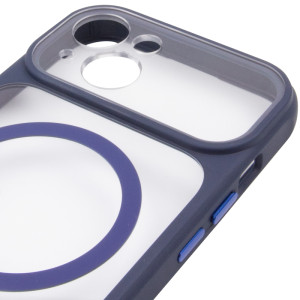 Чохол TPU+PC GETMAN Moon Clear with MagSafe для Apple iPhone 13 (6.1") – Blue