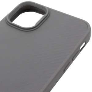 TPU чохол Carbon Protective with Magsafe для Apple iPhone 13 / 14 (6.1") – Сірий