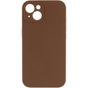 Чохол Silk Full Camera Protective (AA) NO LOGO для Apple iPhone 13 (6.1") – Коричневий