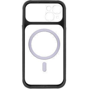Чохол TPU+PC GETMAN Moon Clear with MagSafe для Apple iPhone 13 (6.1") – Чорний