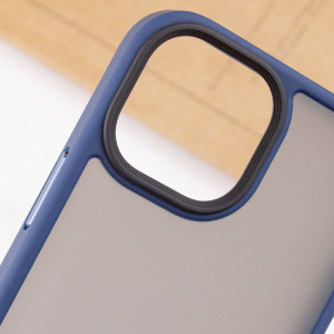 TPU+PC чехол Metal Buttons для Apple iPhone 13 (6.1")
