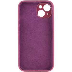 Чохол Silk Full Camera Protective (AA) NO LOGO для Apple iPhone 13 (6.1") – Бордовий