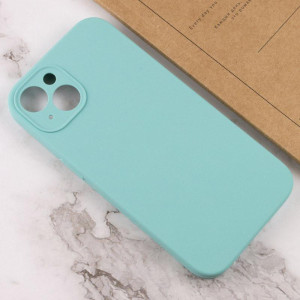 Чохол Silk Full Camera Protective (AA) NO LOGO для Apple iPhone 13 (6.1") – Бірюзовий
