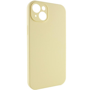Чохол Silk Full Camera Protective (AA) NO LOGO для Apple iPhone 13 (6.1") – Жовтий