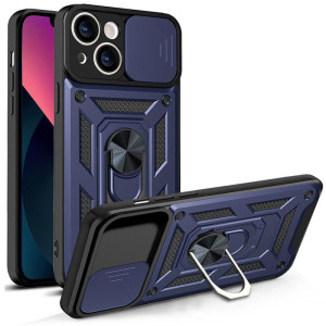 Чехол Ummi Camshield Serge Ring для Apple iPhone 13 (6.1") – Синий