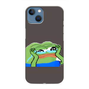 Чехлы с картинкой  Жаба Мем на iPhone 13 – Плач лягушки
