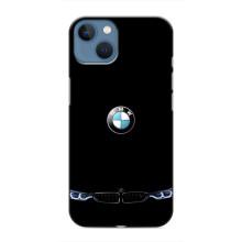 Силіконовий бампер з картинкою машини на iPhone 13 (Чорний BMW)