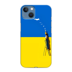 Силиконовый бампер с принтом (ПАТРИОТ) для iPhone 13 – Мрія