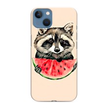 Силиконовый Чехол с Енотами на iPhone 13 – Енот