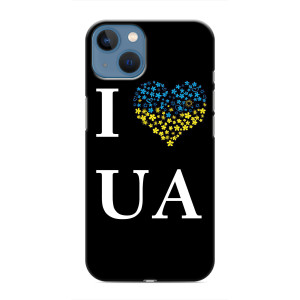 Силиконовый Чехол на iPhone 13 (Я-Украина) (I Love UA)