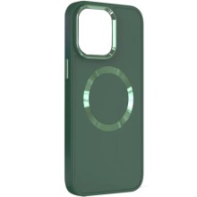 TPU чехол Bonbon Metal Style with MagSafe для Apple iPhone 14 Plus (6.7") – Зеленый