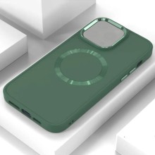 TPU чохол Bonbon Metal Style with MagSafe для Apple iPhone 14 Plus (6.7") – Зелений