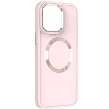 TPU чехол Bonbon Metal Style with MagSafe для Apple iPhone 14 Plus (6.7") – Розовый