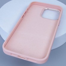 Кожаный чехол Bonbon Leather Metal Style with MagSafe для Apple iPhone 14 Plus (6.7") – Розовый