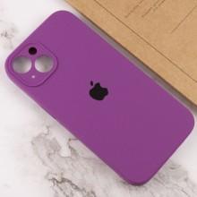 Чохол Silicone Case Full Camera Protective (AA) для Apple iPhone 14 Plus (6.7") – Фіолетовий