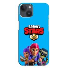 Бампер (ТПУ) з принтом Brawl Stars на Айфон 14 Плюс (Кольт)