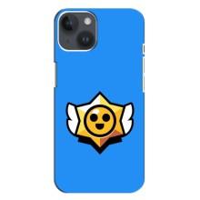 Бампер (ТПУ) з принтом Brawl Stars на Айфон 14 Плюс (Значок)